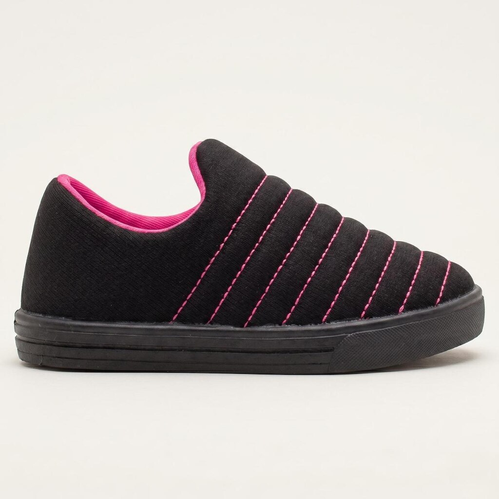 Tênis Infantil Feminino Slip On Casual