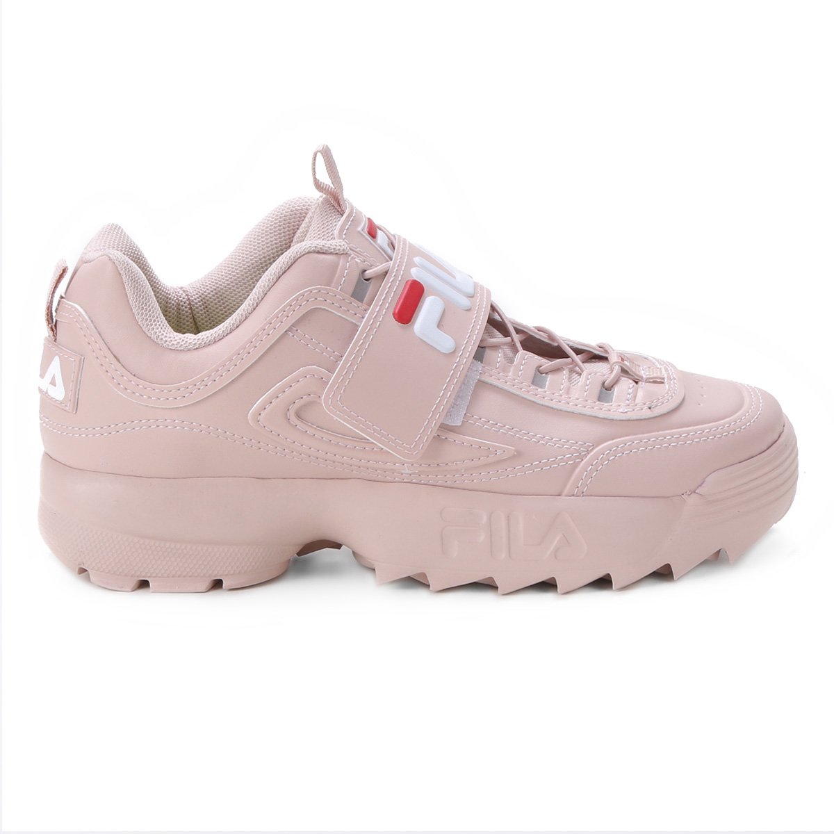 Tênis Infantil Fila Disruptor Vlc Feminino - Rosa+Vermelho | Zattini