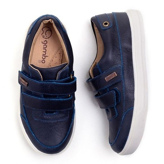 Gambo Sapato Mocassim Infantil Azul Marinho Tênis Infantil Gambo