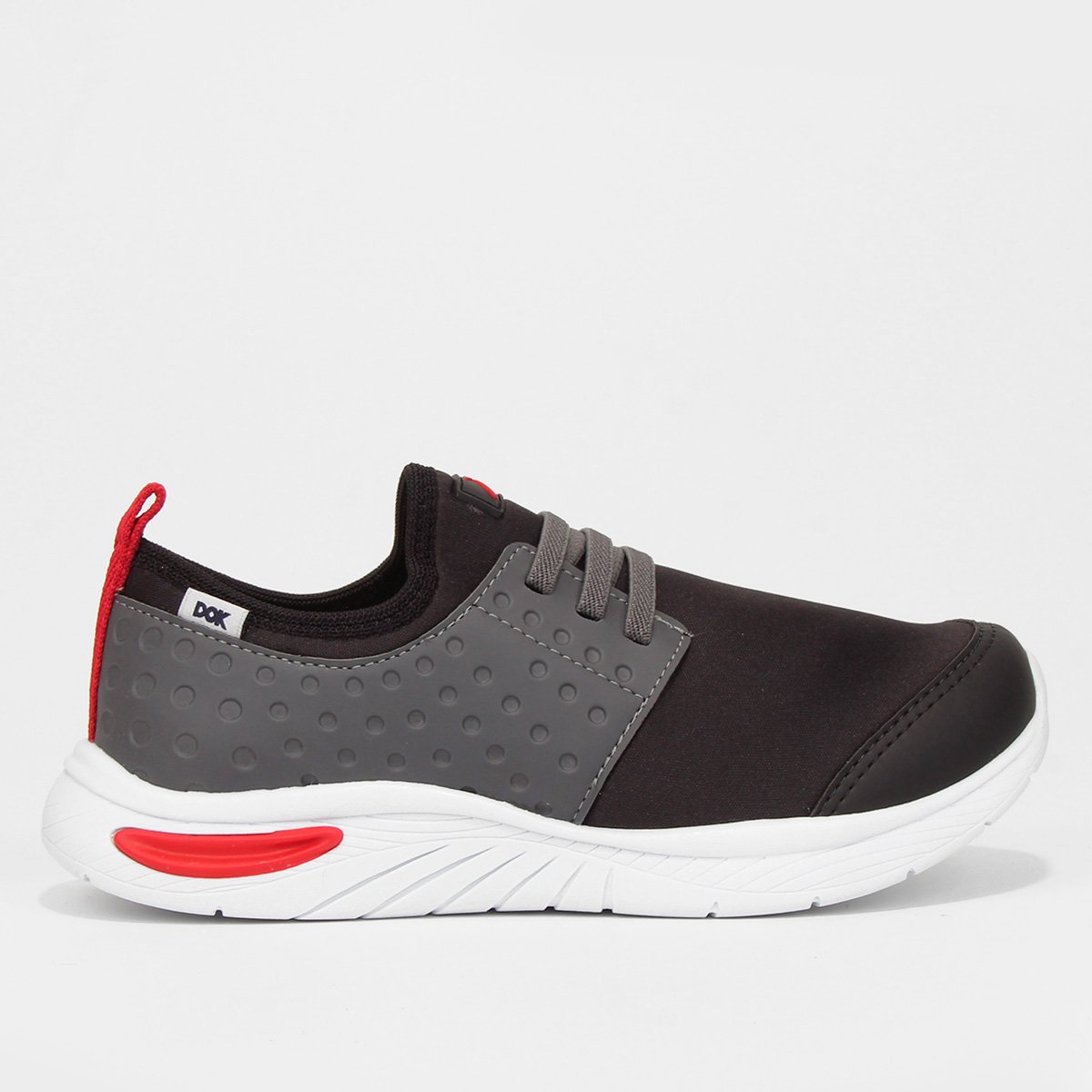 Tênis Infantil Jogger Dok Energy Teen Menino - Preto Menor preço em Tênis Infantil Jogger Dok Energy Teen Menino - Preto