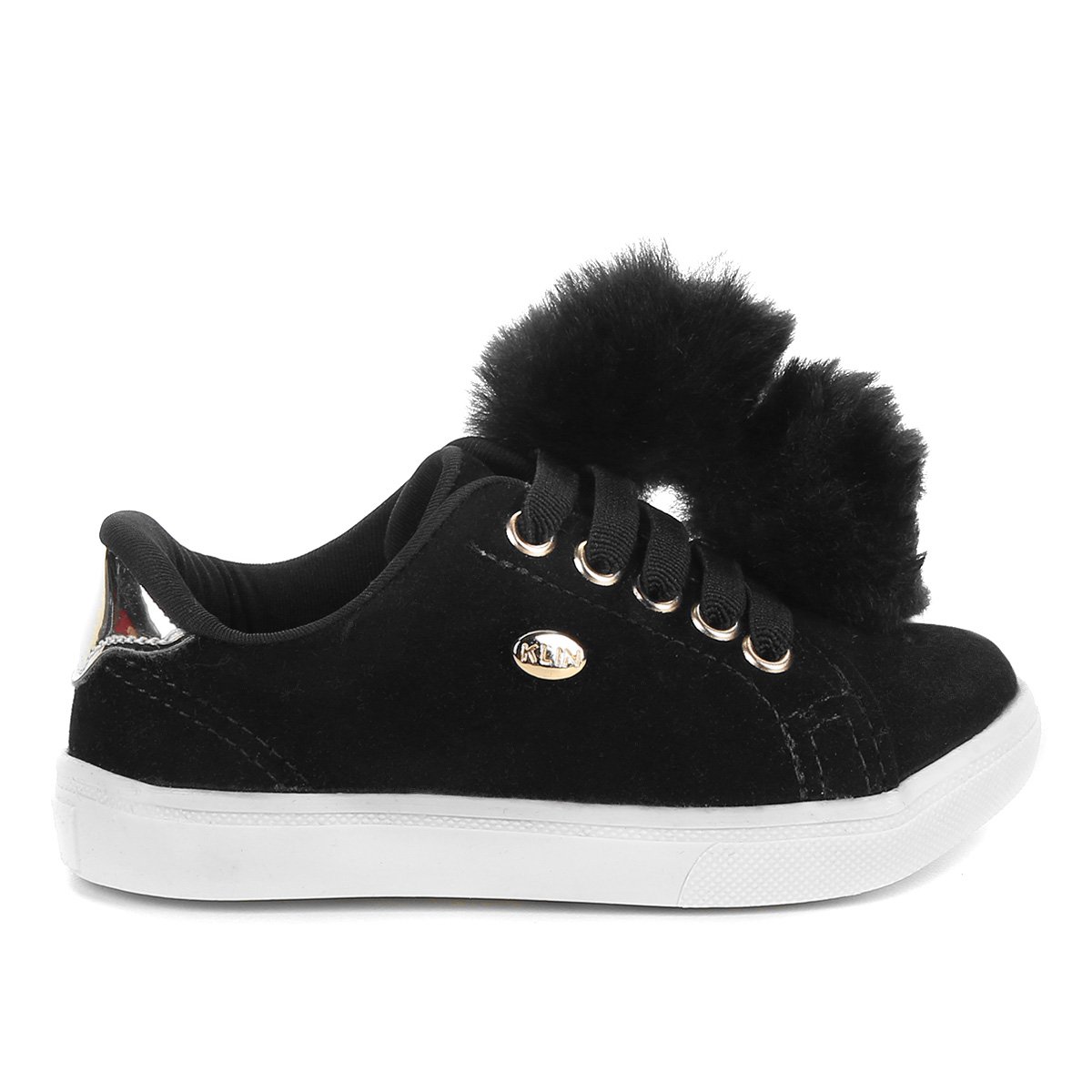 tenis infantil feminino com pompom