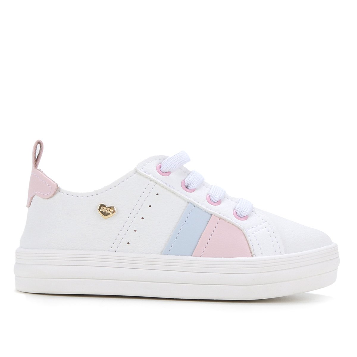 Tênis Infantil Klin Baby Style Mamãe e Eu 030 Branco | Klin