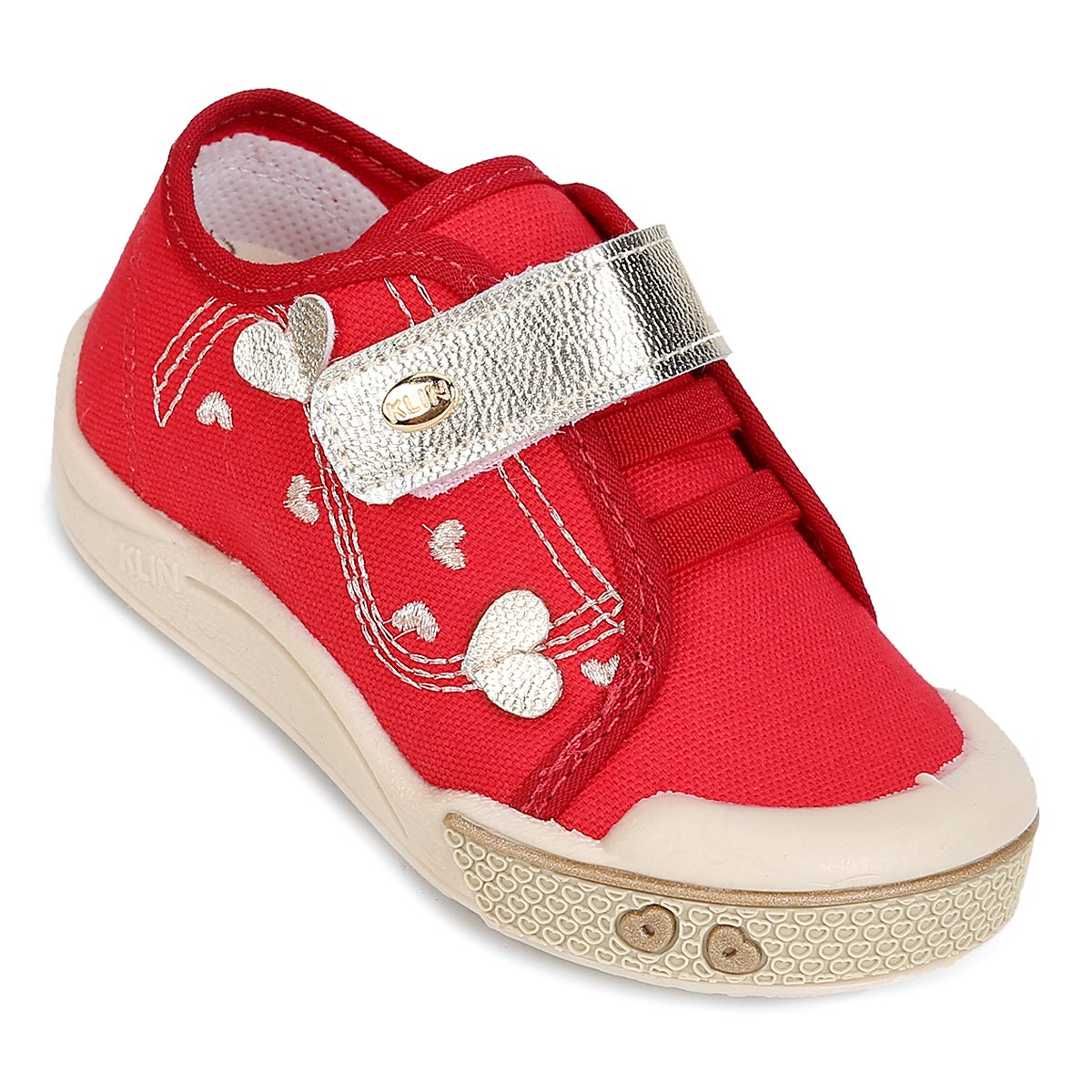 tenis infantil klin vermelho