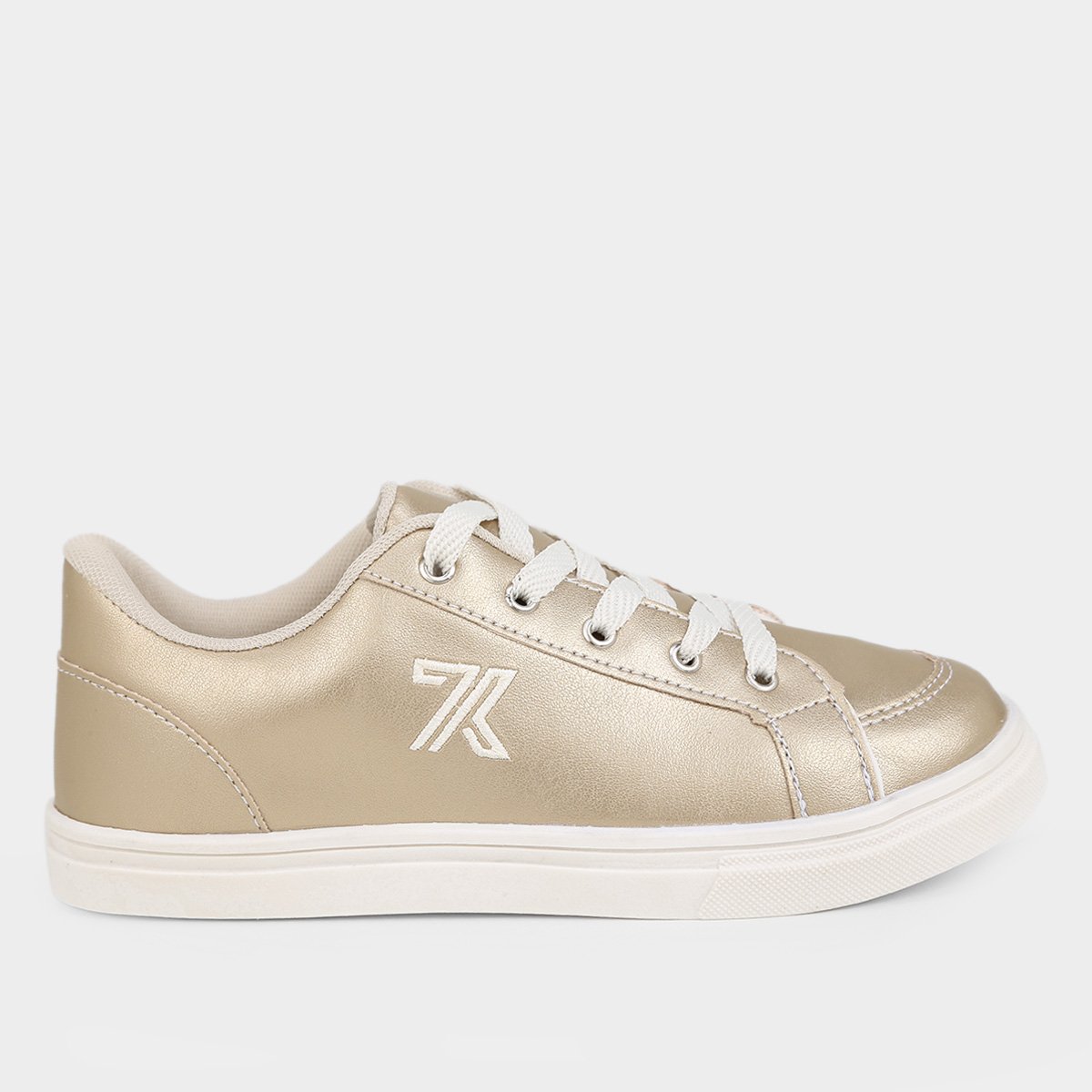 Tênis Infantil Kurz Básico Color Menina - Dourado Menor preço em Tênis Infantil Kurz Básico Color Menina - Dourado