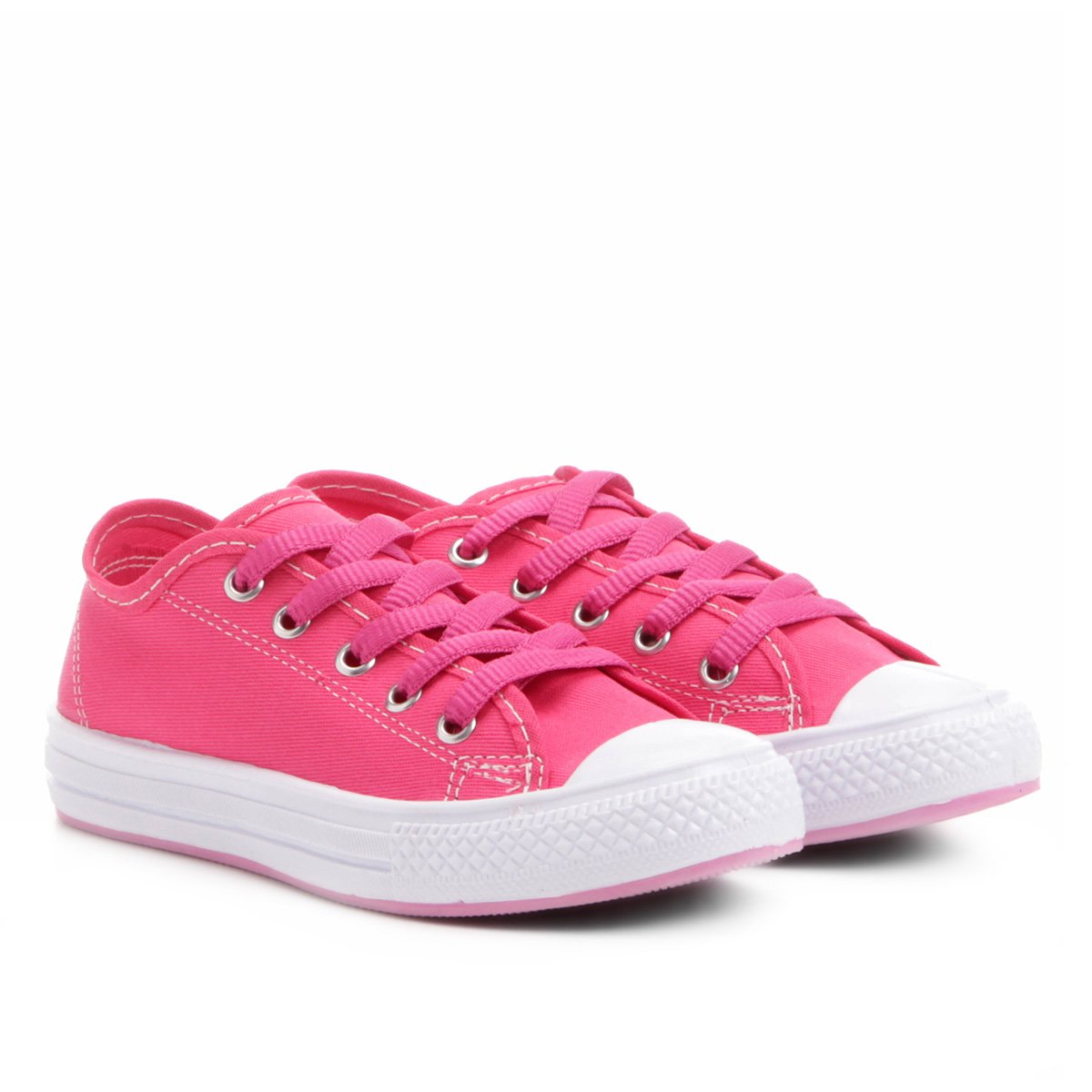 Tênis Infantil Kurz Casual Feminino - Pink Menor preço em Tênis Infantil Kurz Casual Feminino - Pink