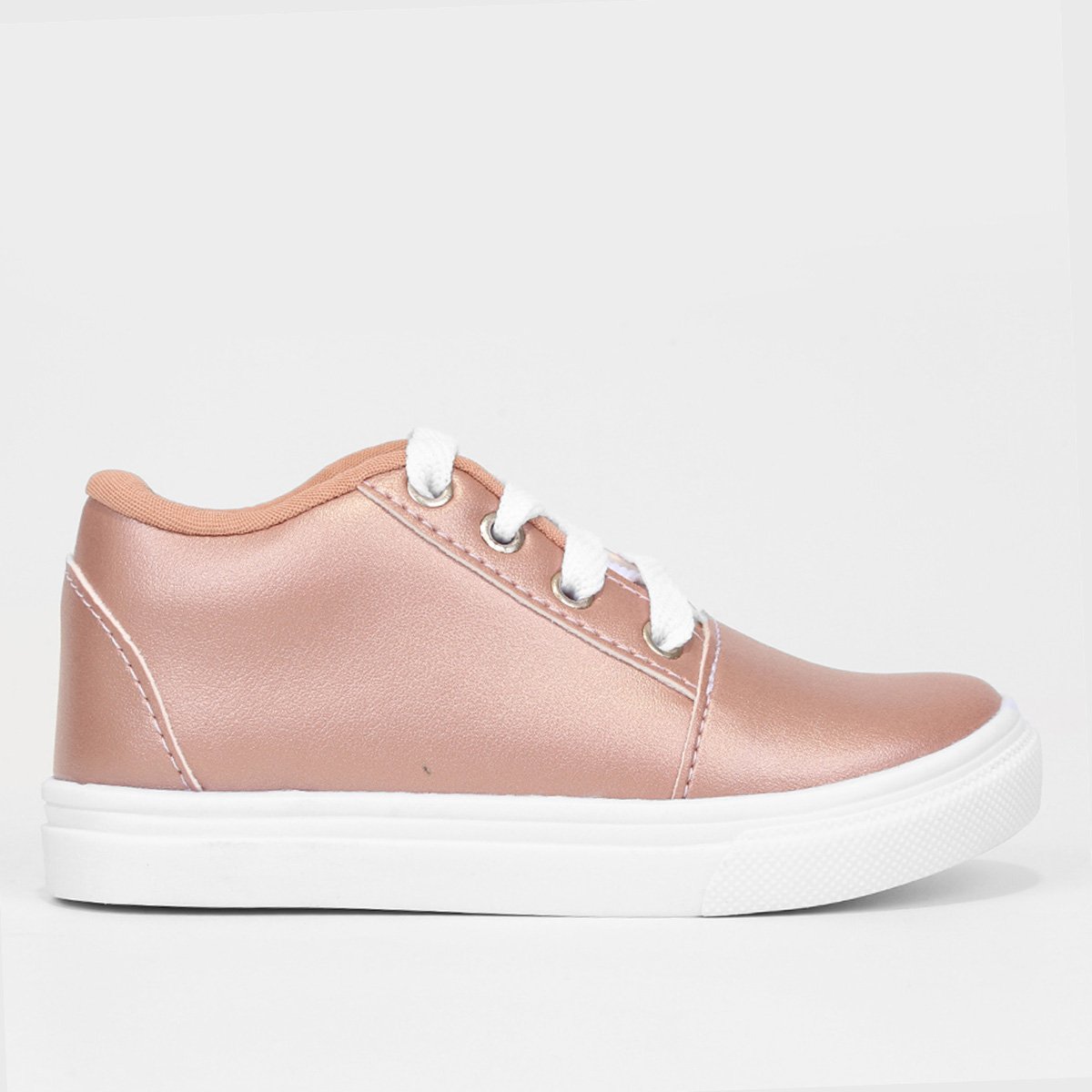 Tênis Infantil Kurz Casual Menina - Cobre Menor preço em Tênis Infantil Kurz Casual Menina - Cobre