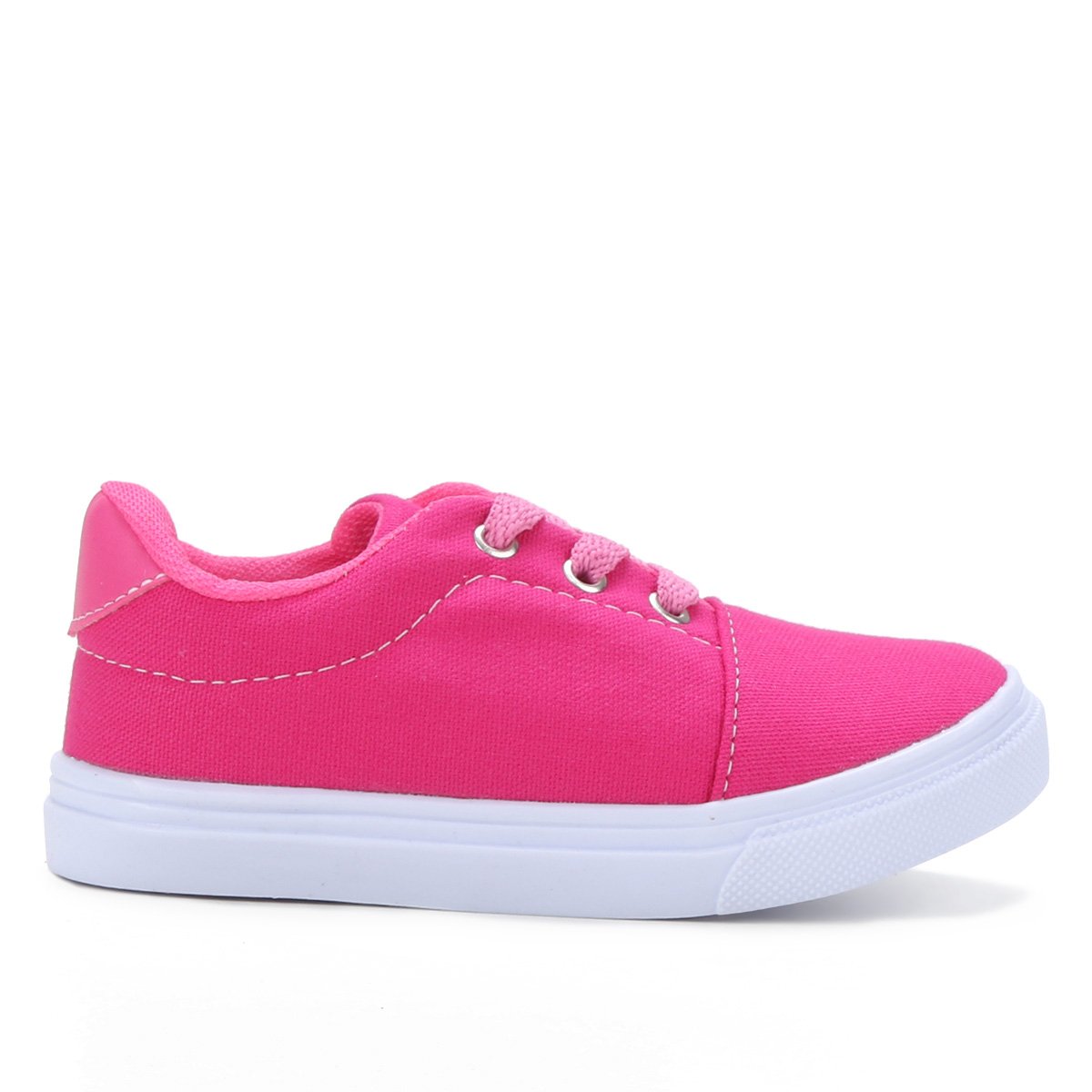 Tênis Infantil Kurz Liso Feminino - Pink Menor preço em Tênis Infantil Kurz Liso Feminino - Pink
