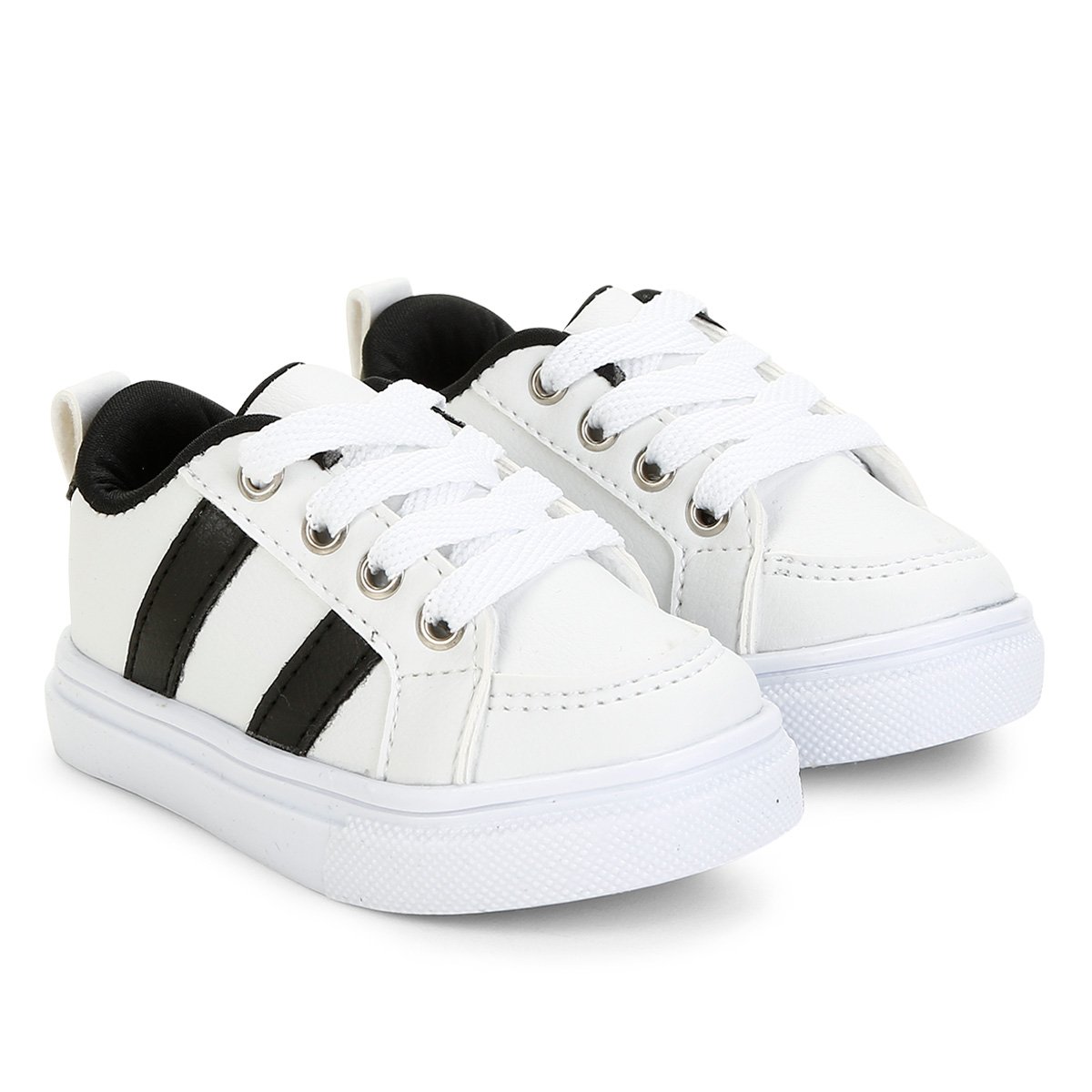 Tênis infantil Kurz com listras laterais
