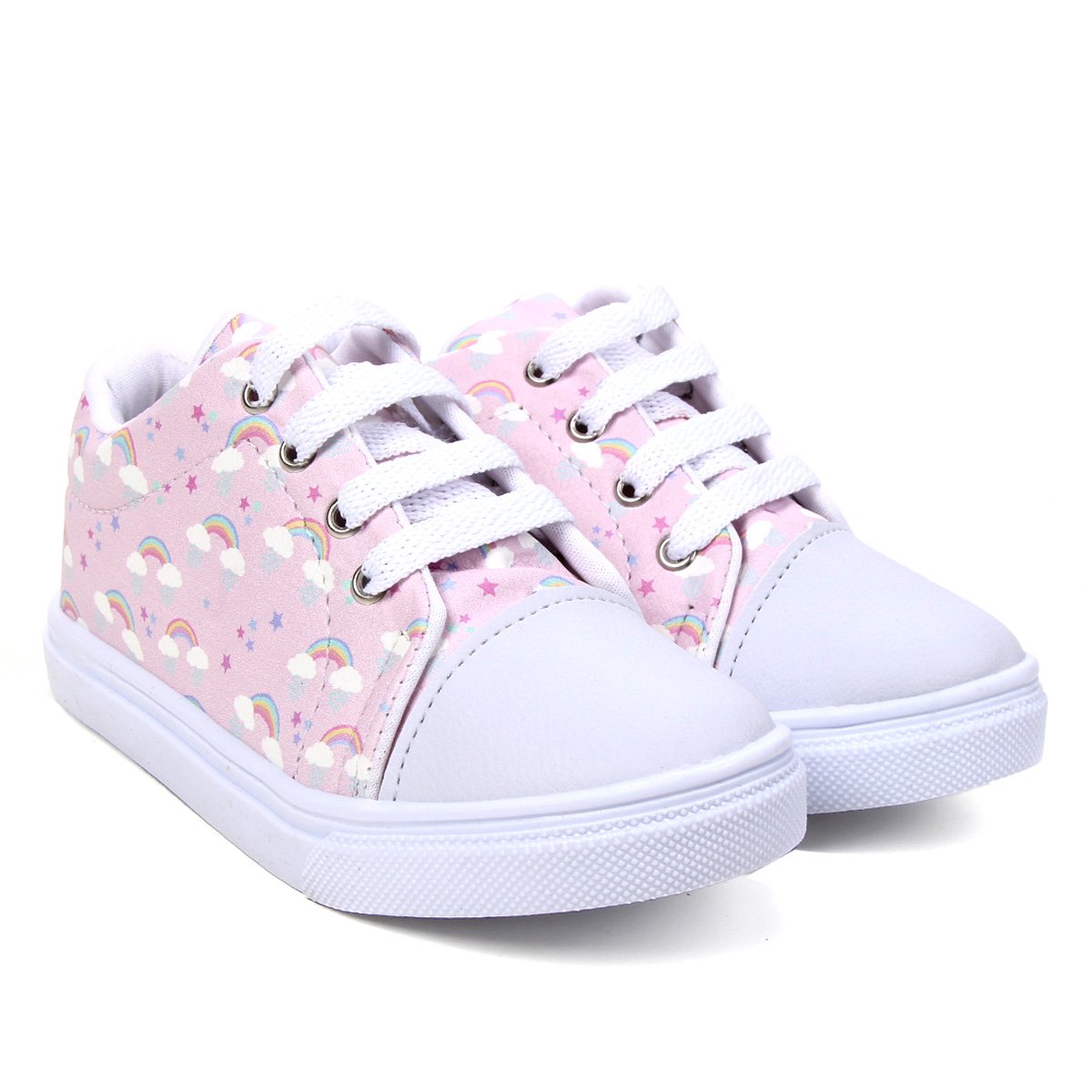 Tênis Infantil Kurz Pictures For Littles Feminino - Branco Menor preço em Tênis Infantil Kurz Pictures For Littles Feminino - Branco