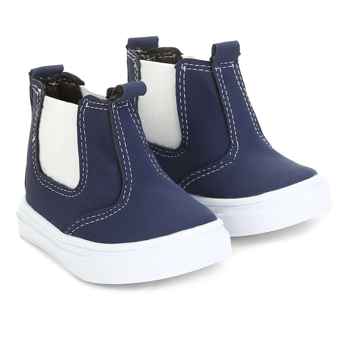 Tênis Infantil Kurz Sem Cadarço Masculino - Marinho Menor preço em Tênis Infantil Kurz Sem Cadarço Masculino - Marinho