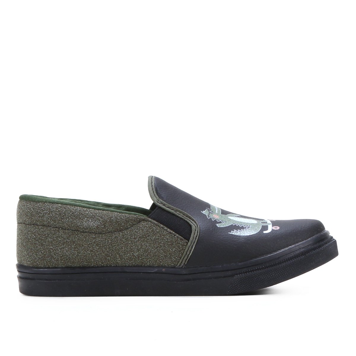 Tênis Infantil Kurz Slip On Jungle Masculino - Preto é ruim? Tênis Infantil Kurz Slip On Jungle Masculino - Preto é boa?
