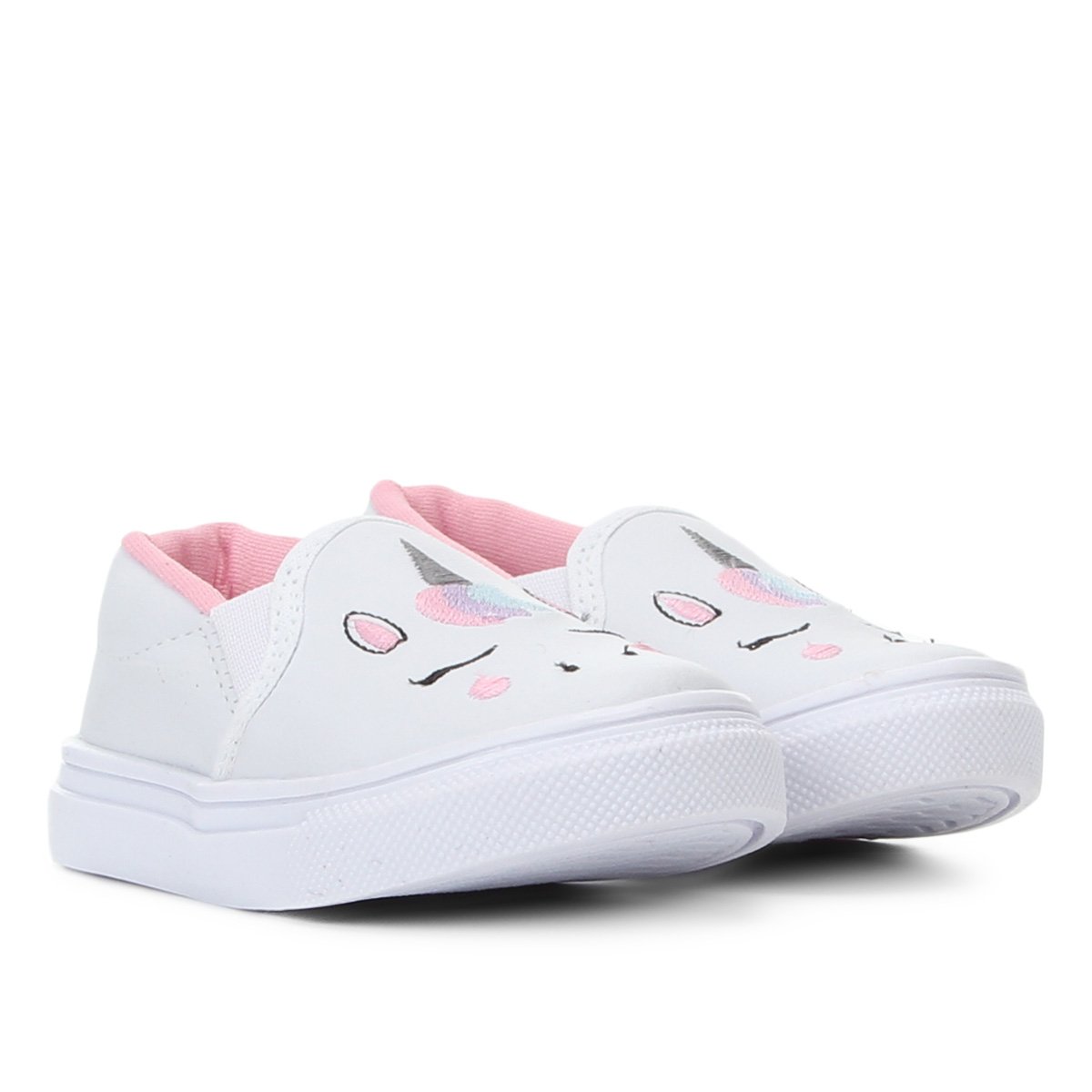 Tênis Infantil Kurz Slip On Unicórnio Feminino - Branco é ruim? Tênis Infantil Kurz Slip On Unicórnio Feminino - Branco é boa?
