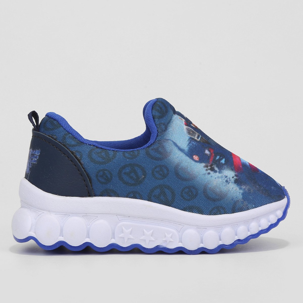 Tênis Infantil Marvel Capitão América Sem Cadarço Menino Menor preço em Tênis Infantil Marvel Capitão América Sem Cadarço Menino