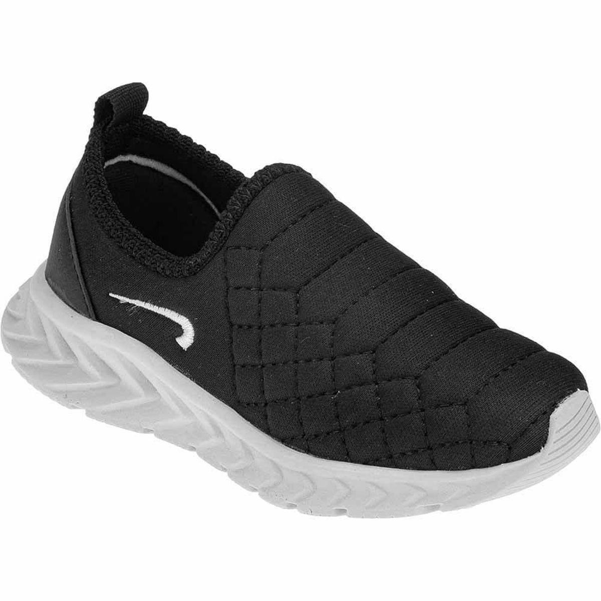 Tênis Infantil Masculino Calce Fácil Preto - Club Happy Menor preço em Tênis Infantil Masculino Calce Fácil Preto - Club Happy