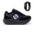Tênis Infantil Masculino Jogger Casual Camurça + Relogio - Preto