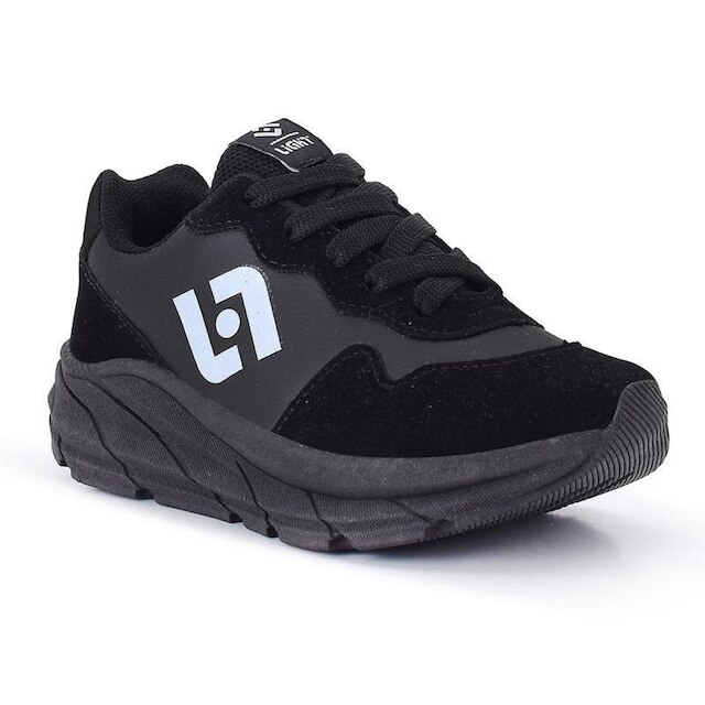 Tênis Infantil Masculino Jogger Casual Camurça + Relogio