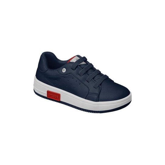 Tênis Infantil Masculino Ortopé Bliss Teen Calce Fácil Azul