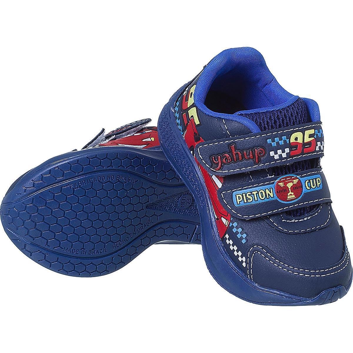 Tênis Infantil Masculino Relâmpago Mcqueen Personagem Carros