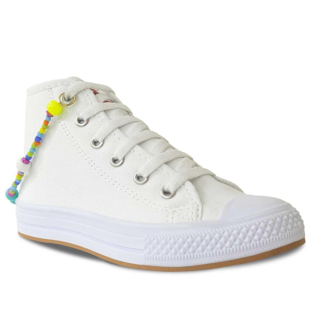 Tênis Infantil Menina 20ao34 Cano Alto com Pulseira 11.136