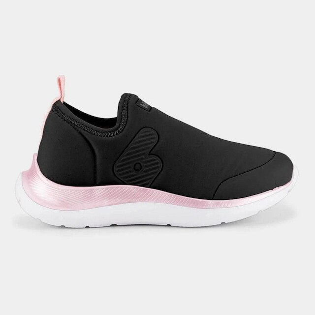 Tênis Infantil Menina Bibi Confort - Preto/Rosa