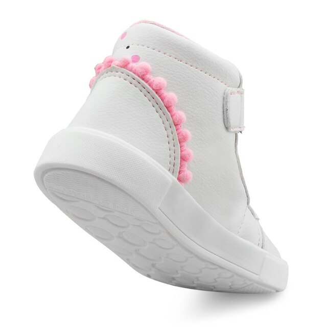 Tênis Infantil Menina Cano Alto Casual Feminino Gatinha Gatatuya