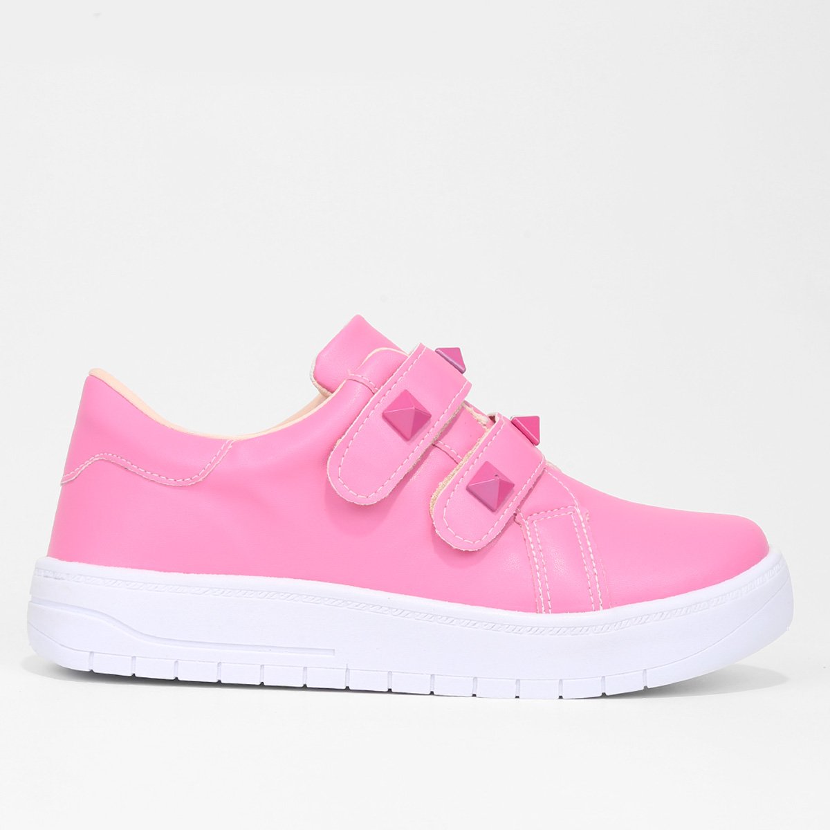 Tênis Infantil Menina Fashion Fecho De Contato E Taxas Menina - Pink Menor preço em Tênis Infantil Menina Fashion Fecho De Contato E Taxas Menina - Pink