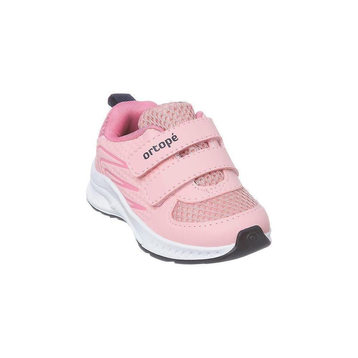 Tênis Infantil Menina Ortopé Dna Flex Fecho Duplo Moderno - Rosa Menor preço em Tênis Infantil Menina Ortopé Dna Flex Fecho Duplo Moderno - Rosa