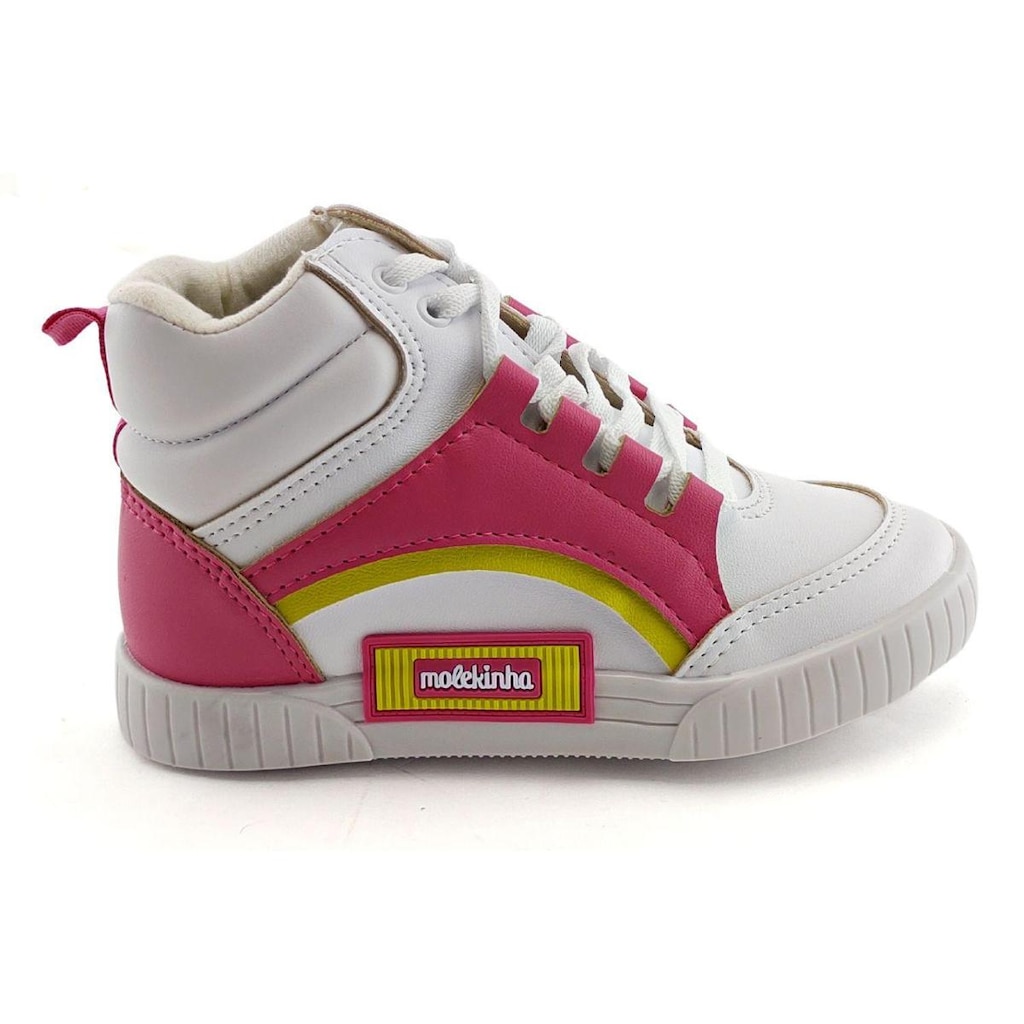Tênis Infantil Meninas Cano Alto Conforto Molekinha