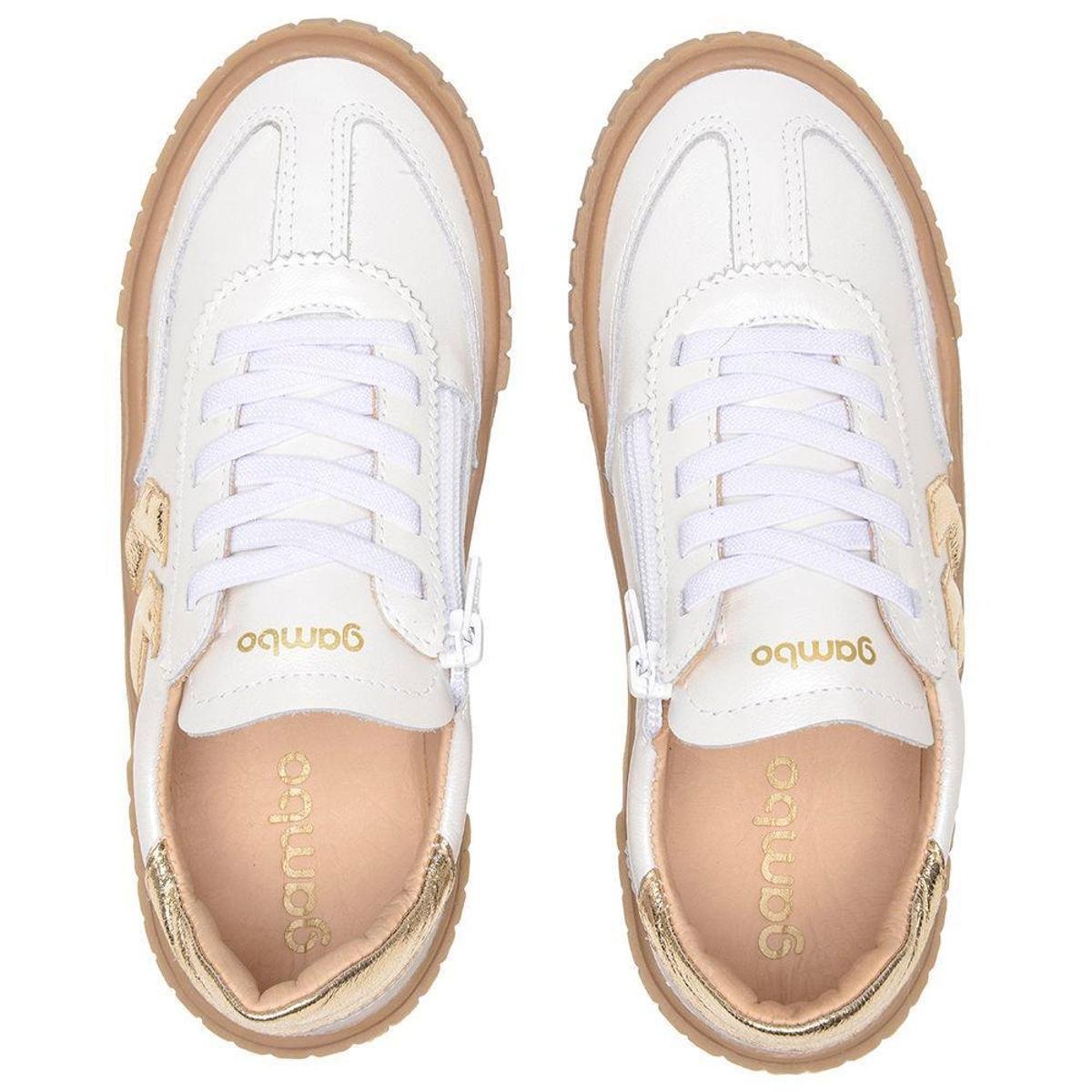 Tenis Infantil Meninas Gambo Em Couro Proceed B Zattini