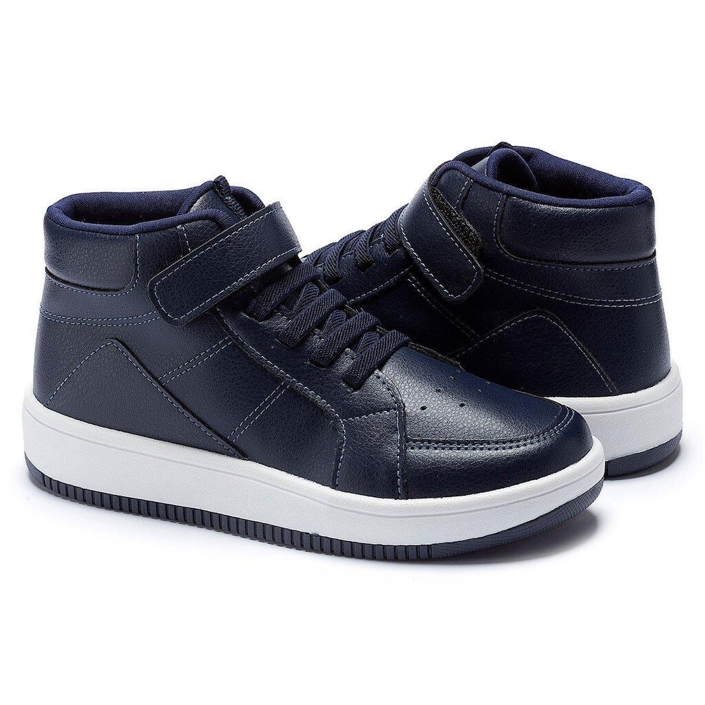 Tênis Infantil Menino Cano Alto Abotinado Velcro Pequito