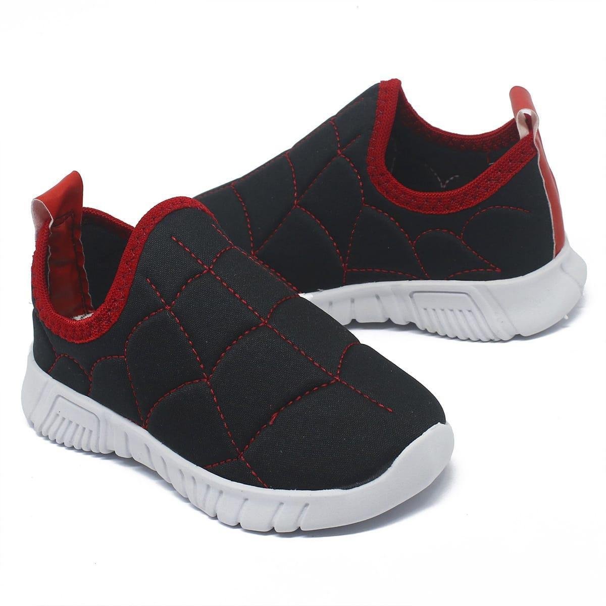 Tenis Infantil Menino Casual Leve Confortável Aranha Bordado Menor preço em Tenis Infantil Menino Casual Leve Confortável Aranha Bordado