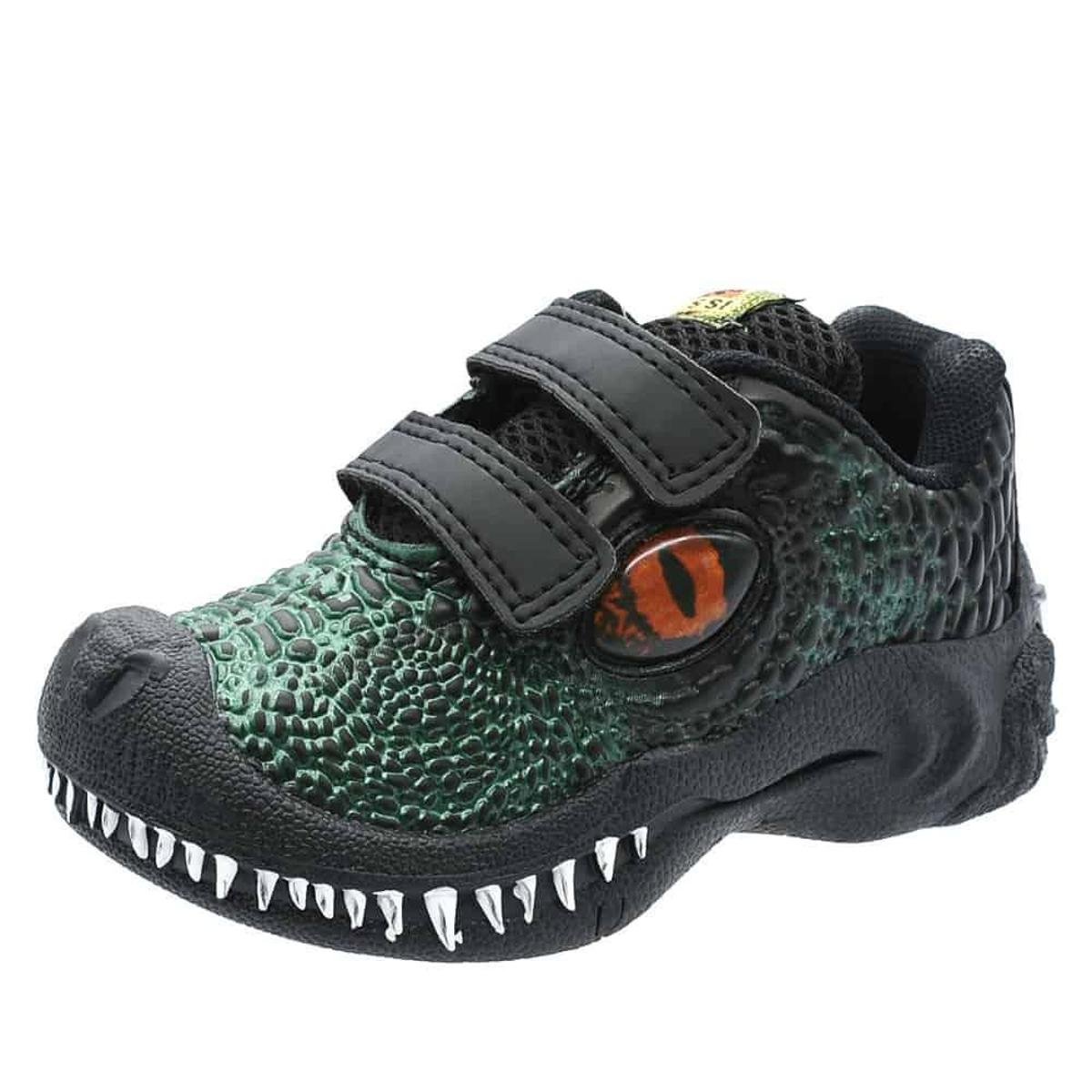 Tênis Infantil Menino Dinossauro T-Rex Olhos e Dentes Confortável