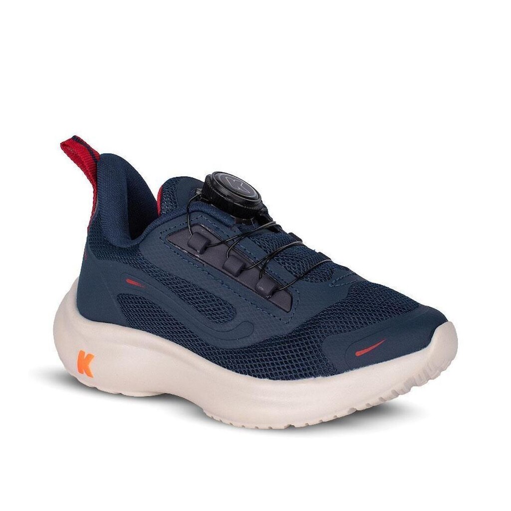 Tênis Infantil Menino Kidy Nuvem Disc Marinho e Vermelho Conforto e Estilo