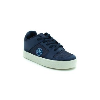 Tênis Infantil Menino Novopé Itweens 108t030 - Azul Marinho / Off White