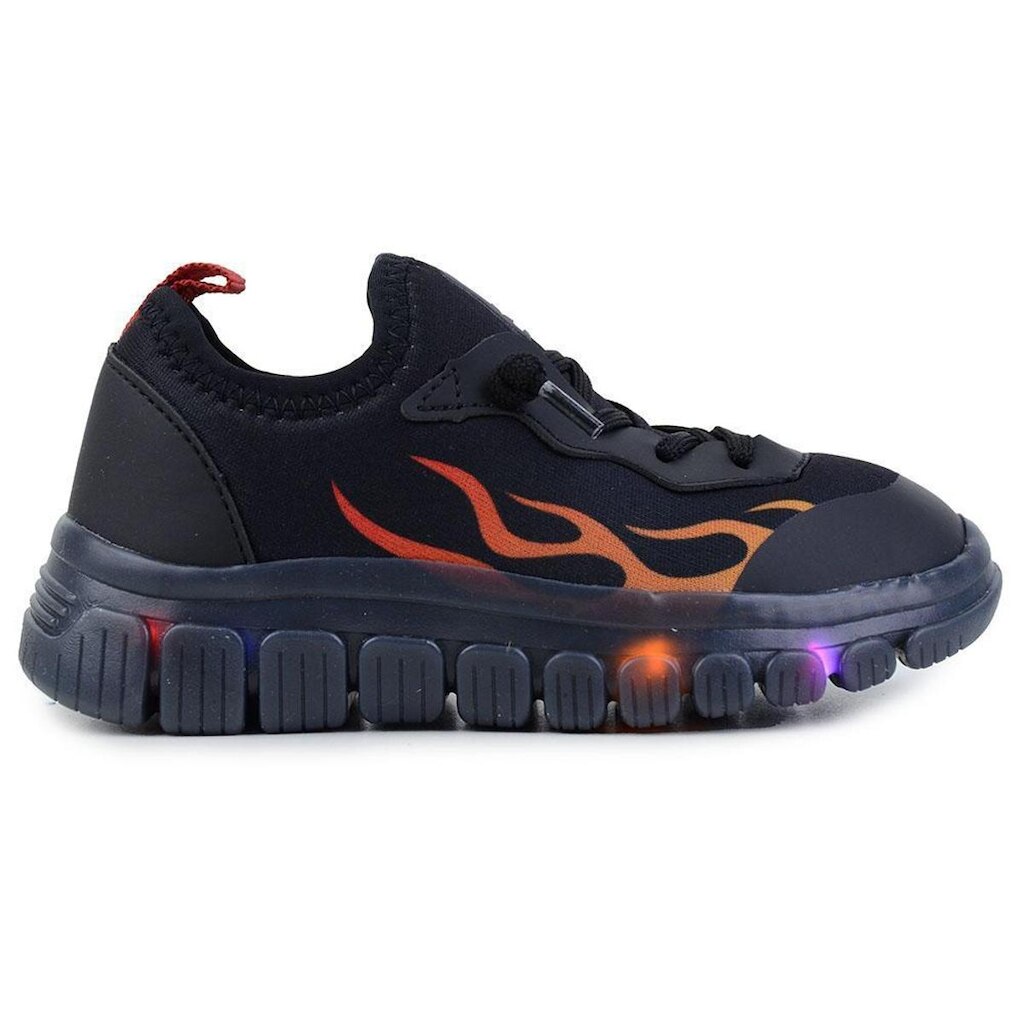 Tênis Infantil Meninos Novopé Led Preto - 990010