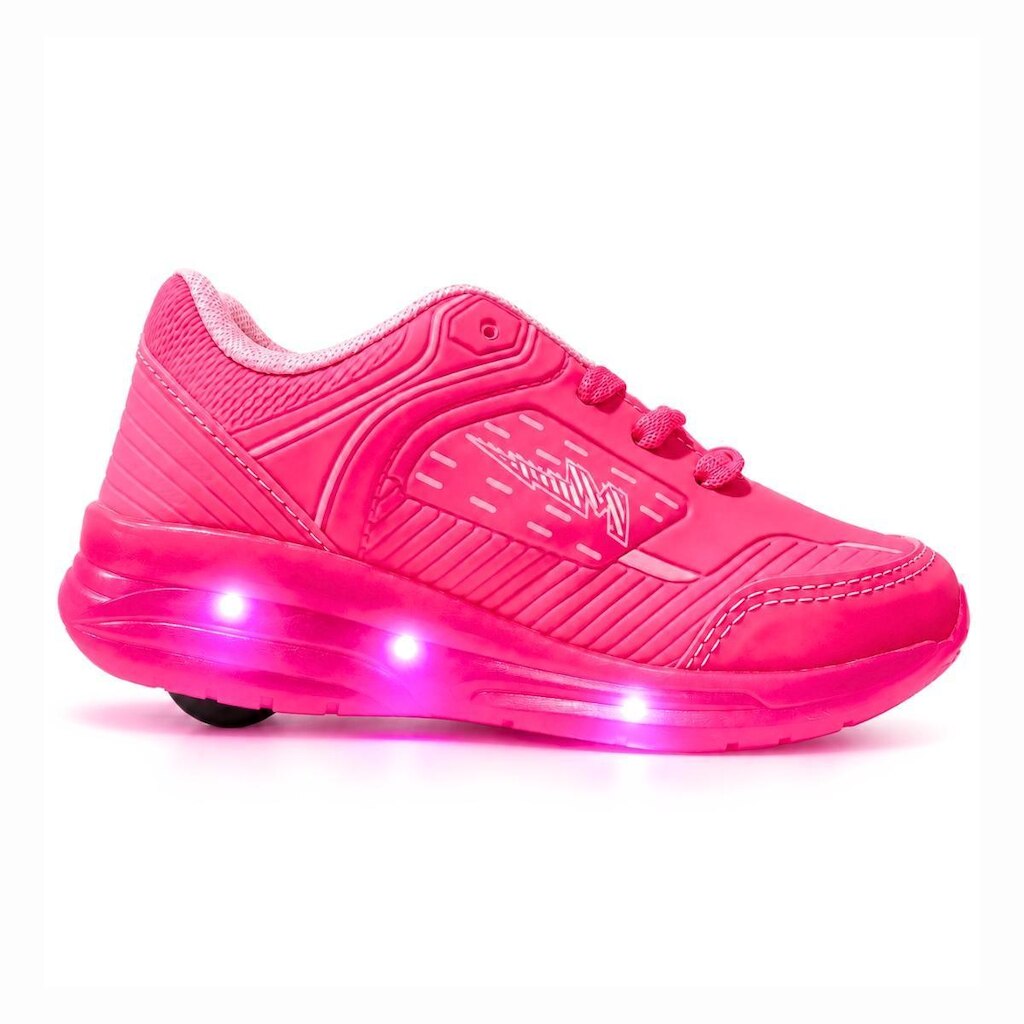 Tênis Infantil Mini-Pé Cano Baixo Led com Rodinha - Estilo e Conforto