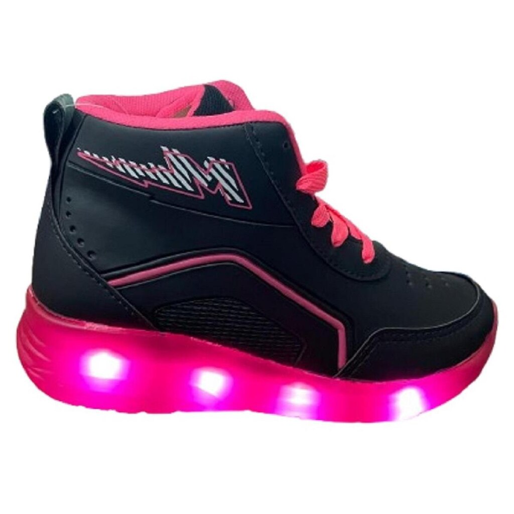 Tênis infantil Minipé Com Velcro Rodinha Removível e Led