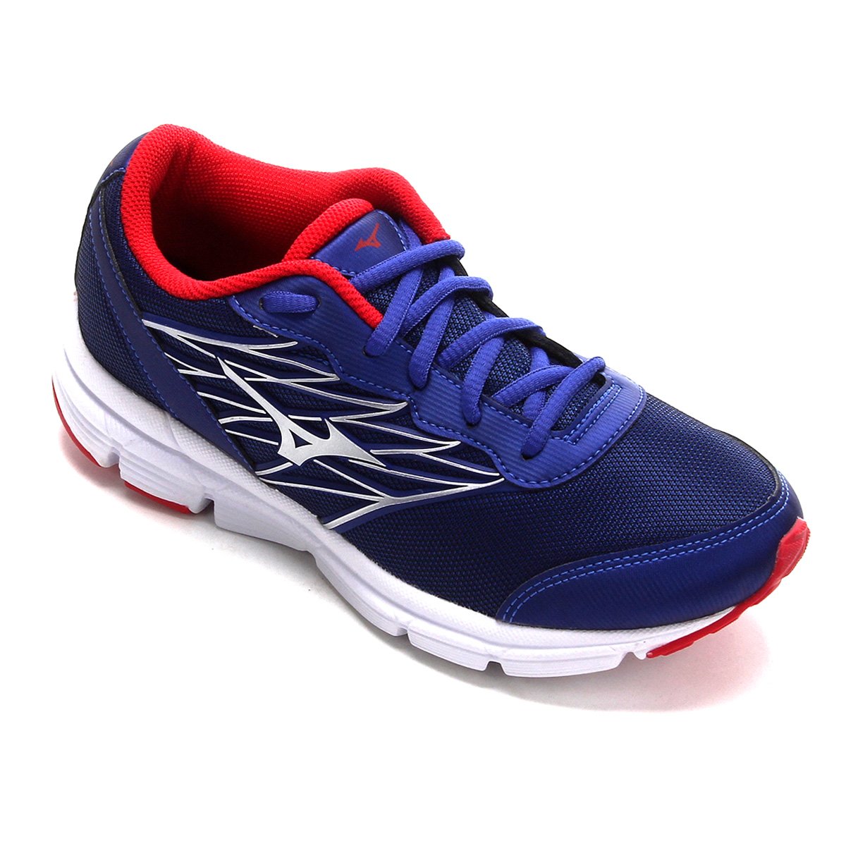 Tênis Infantil Mizuno Mirai - Azul+Vermelho Menor preço em Tênis Infantil Mizuno Mirai - Azul+Vermelho