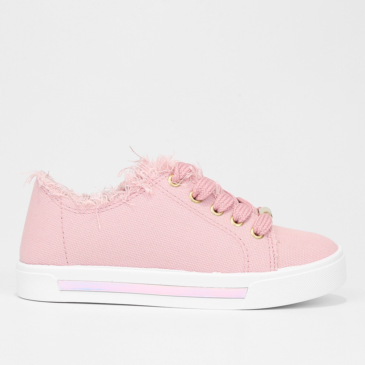 Tênis Infantil Molekinha Cano Baixo Destroyed Menina Menor preço em Tênis Infantil Molekinha Cano Baixo Destroyed Menina