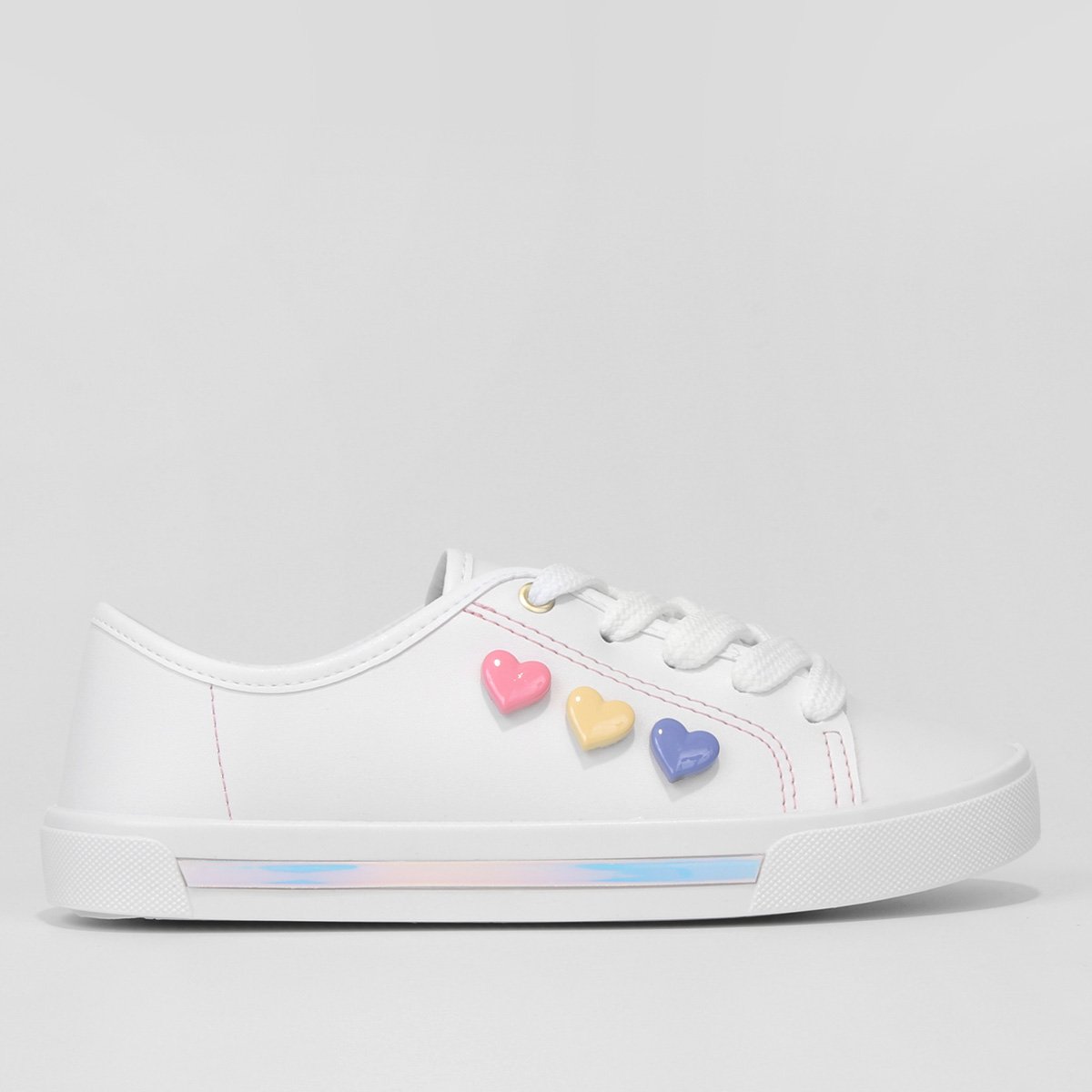 Tênis Infantil Molekinha Corações Menina Menor preço em Tênis Infantil Molekinha Corações Menina