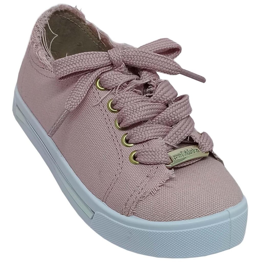 Tênis Infantil Molekinha Feminino Lona Sider Casual