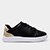 Tênis Infantil Molekinha Menina - Preto+Dourado