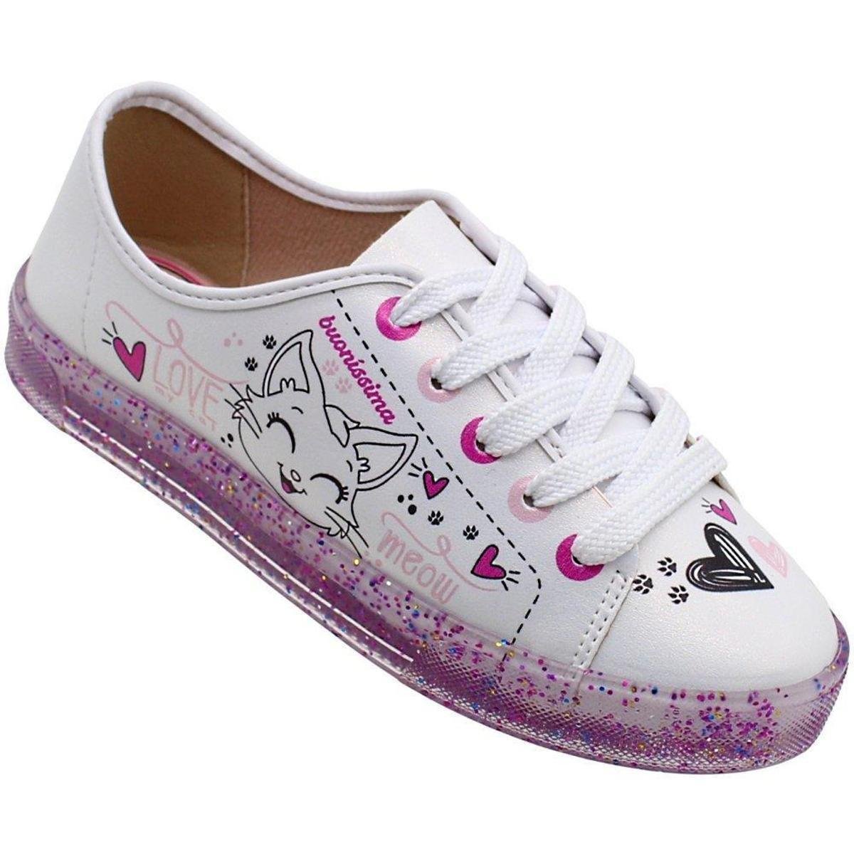 Tênis Infantil Molekinha Napa Lecat Neo Feminino - Branco Menor preço em Tênis Infantil Molekinha Napa Lecat Neo Feminino - Branco