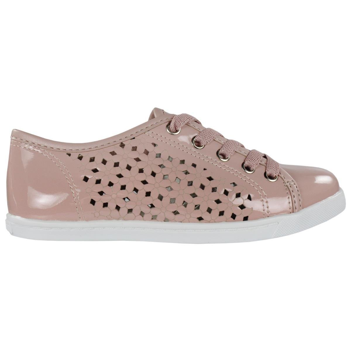 tenis molekinha nude