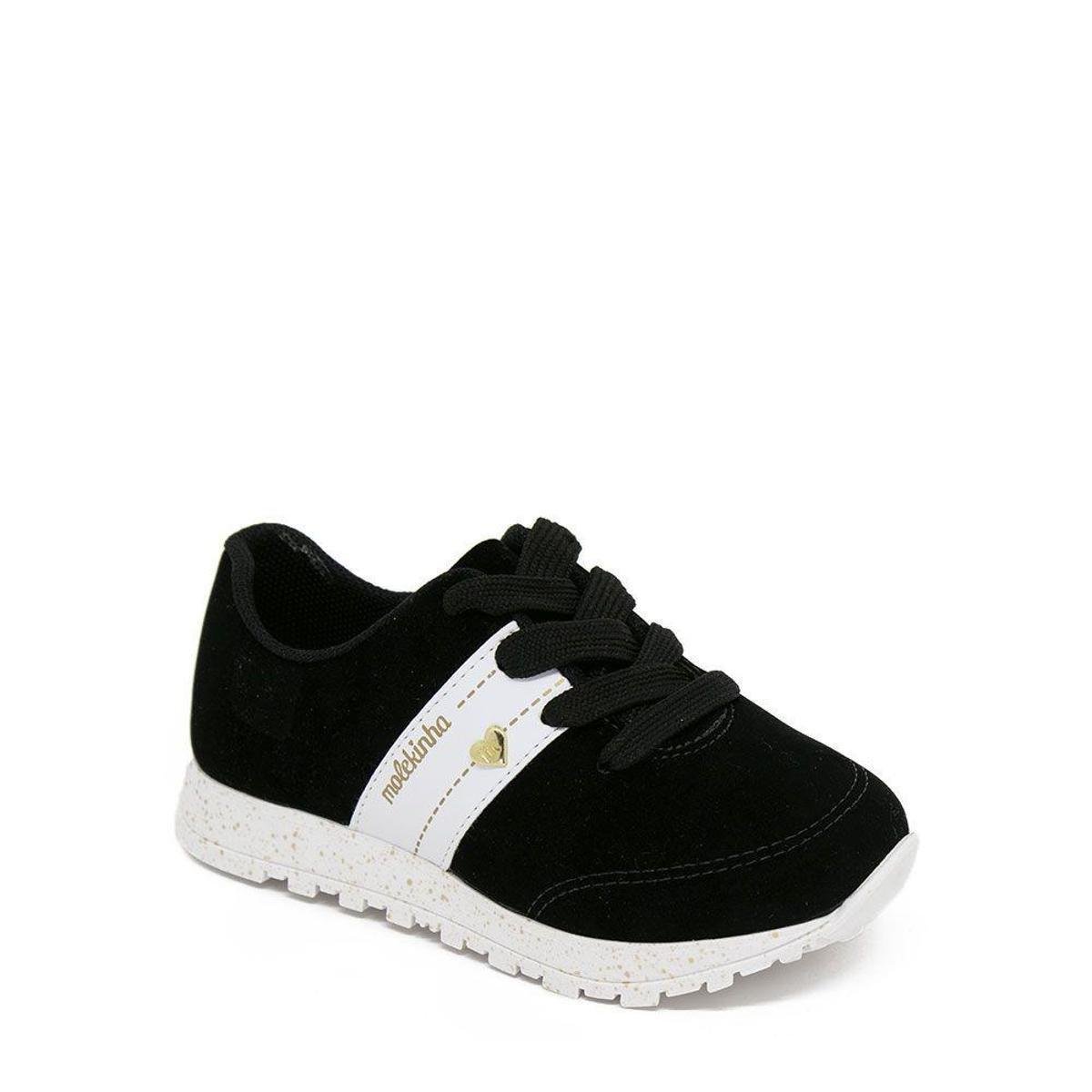 tênis preto infantil feminino