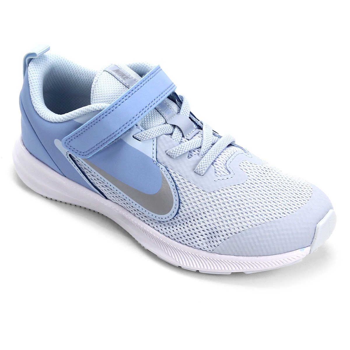 Tênis Infantil Nike Downshifter 9 Velcro PSV Azul Claro Zattini