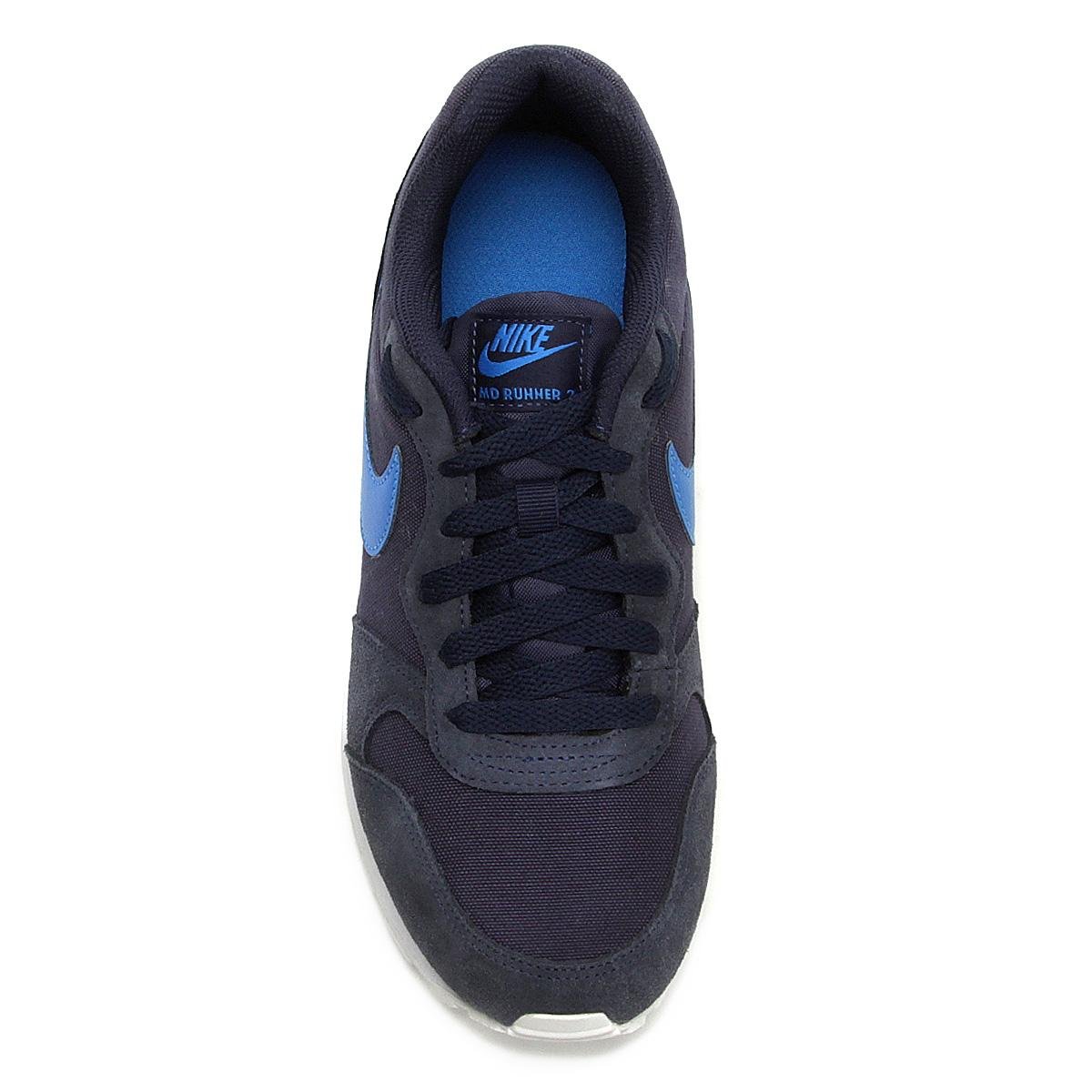 Tênis Infantil Nike Md Runner 2 GS - Azul Claro+Azul | Zattini