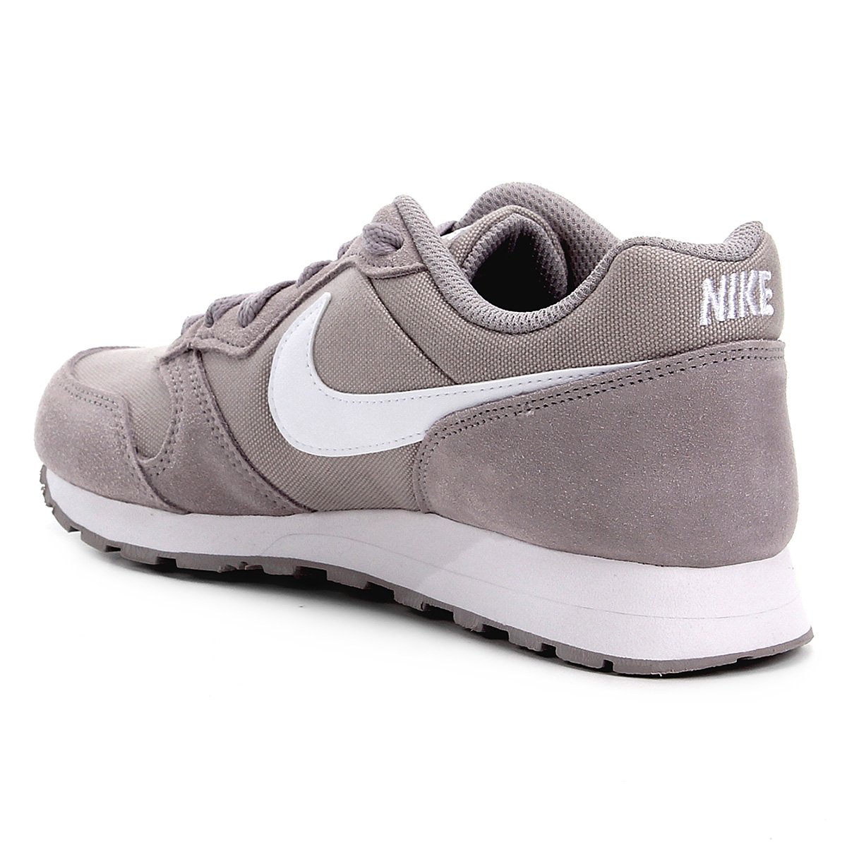 Tênis Infantil Nike MD Runner 2 PE BG Cinza e Branco Tênis Infantil Nike MD Runner 2 PE BG Cinza e Branco