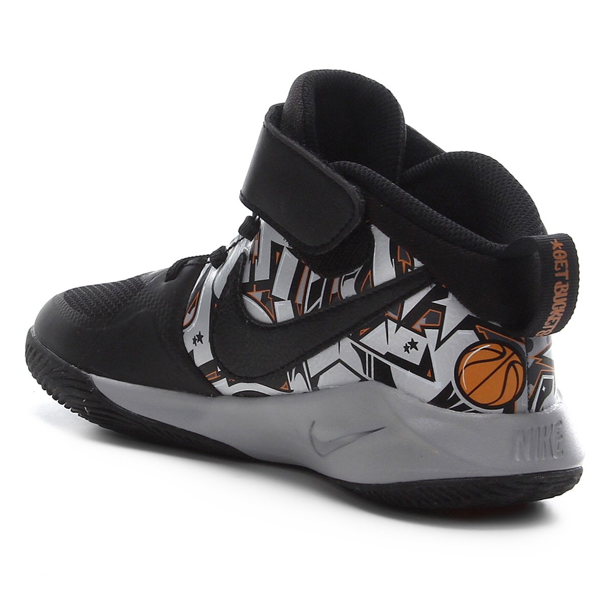 tênis infantil nike team hustle cano médio masculino