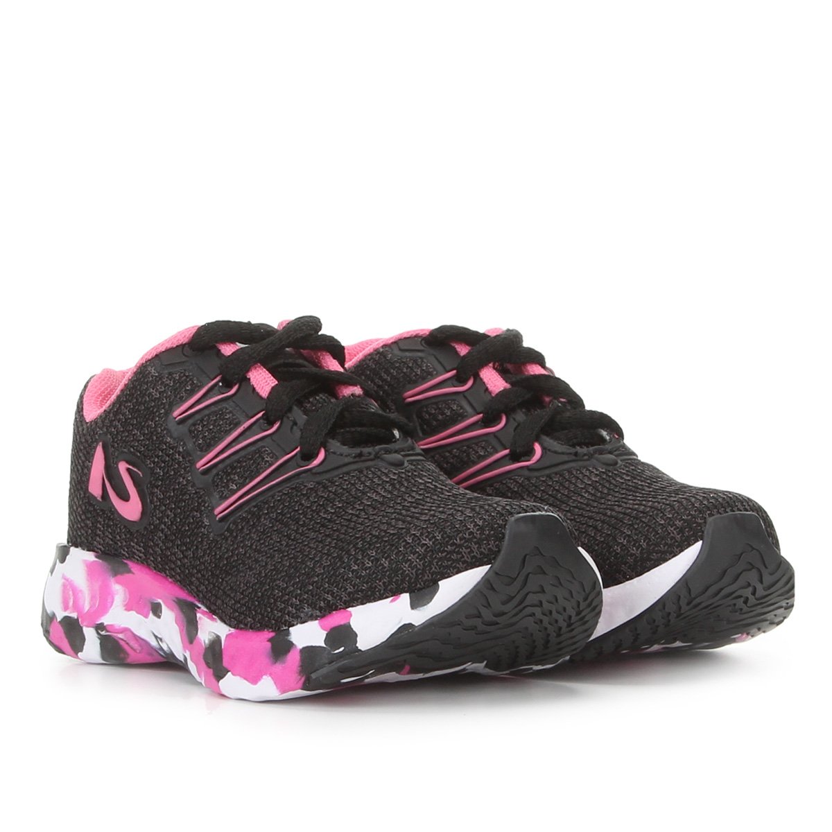 Tênis Infantil No Stress Jogging - Preto+Pink é ruim? Tênis Infantil No Stress Jogging - Preto+Pink é boa?